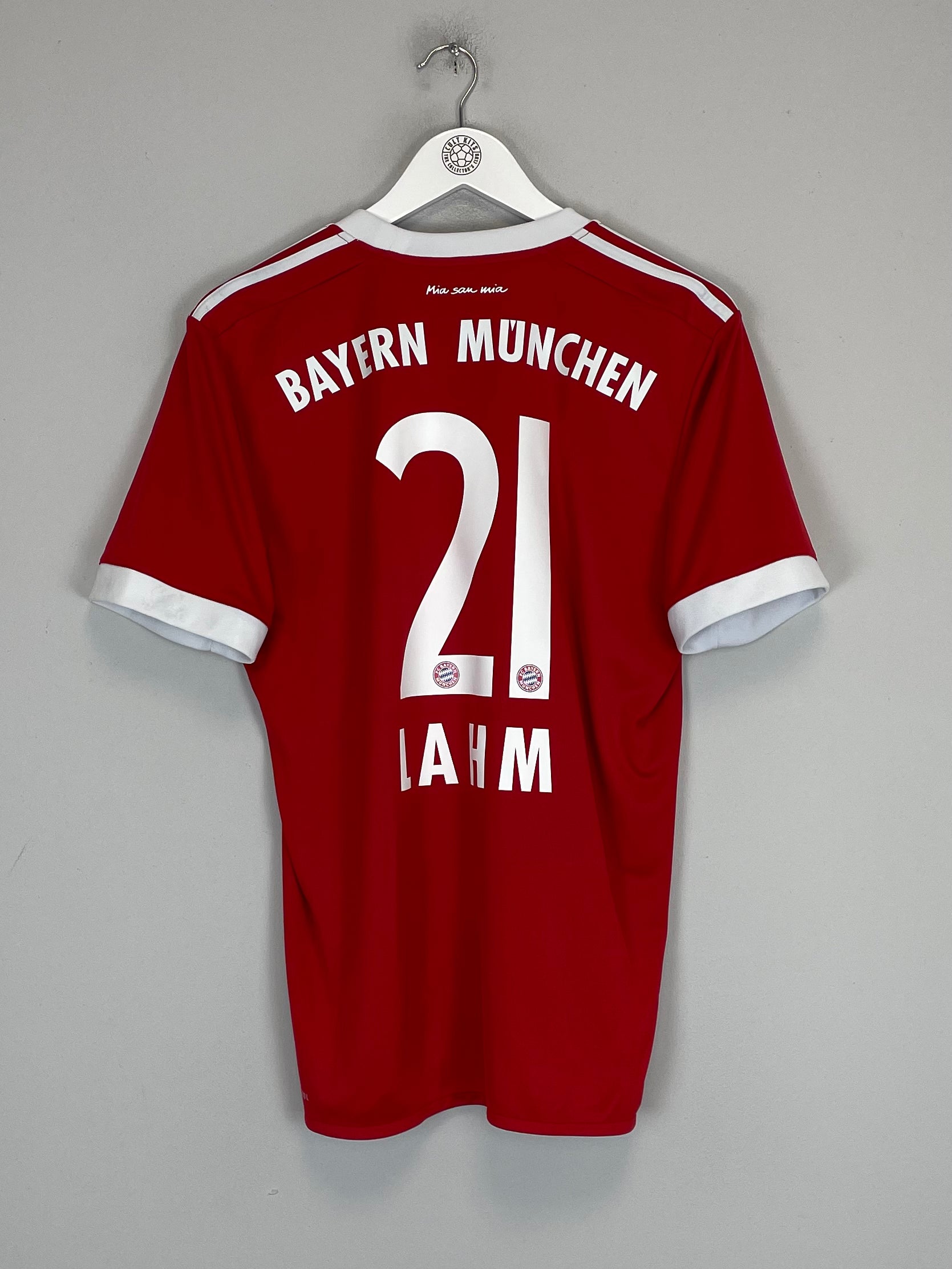 Shop 2017/18 BAYERN MUNICH LAHM #12 HOME SHIRT (M) ADIDAS, classic football shirts, vintage football shirts & retro soccer jerseys at Cult Kits