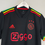 Shop 2021/22 AJAX 'THREE LITTLE BIRDS' THIRD SHIRT (M) ADIDAS, classic football shirts, vintage football shirts & retro soccer jerseys at Cult Kits
