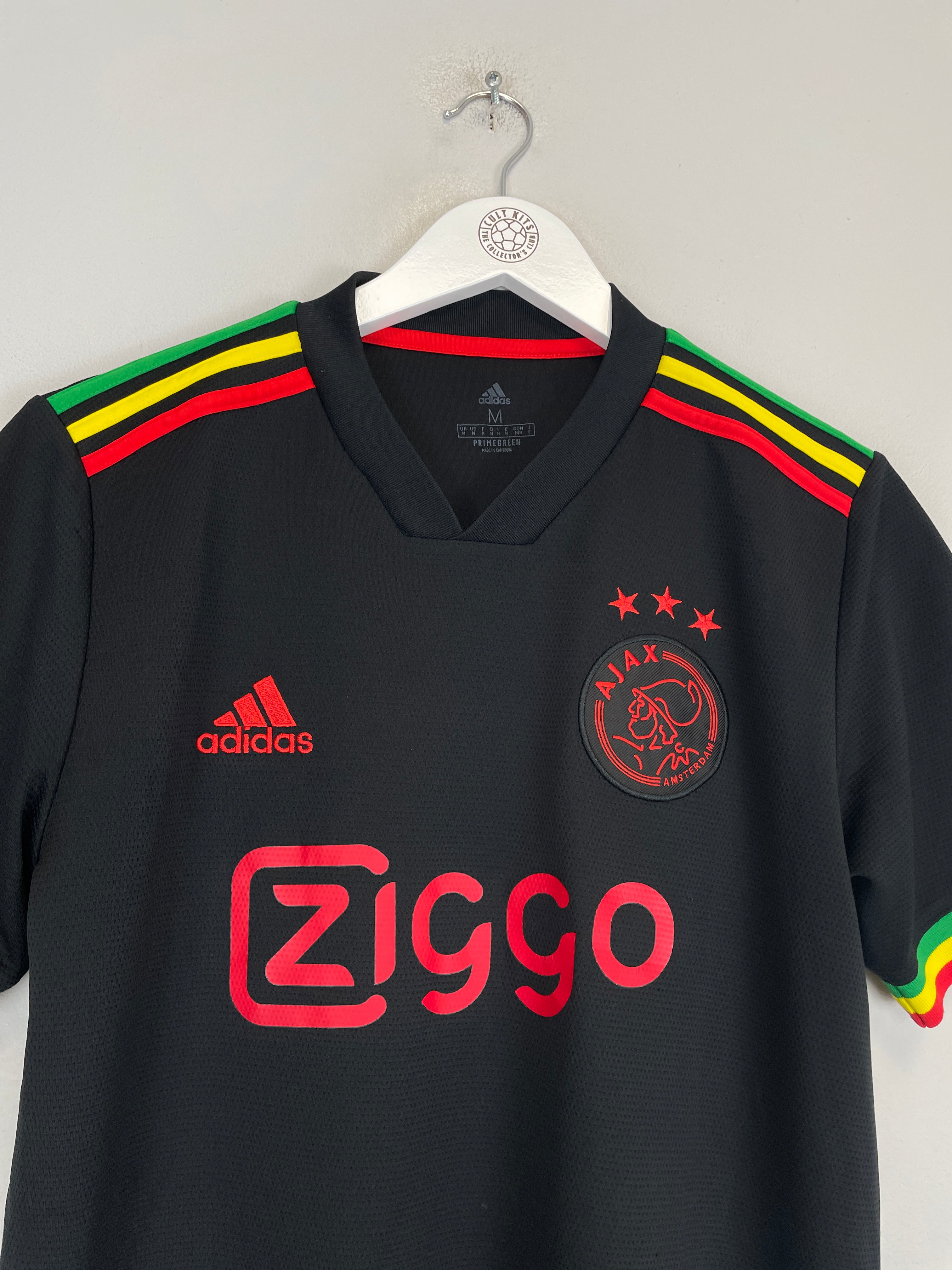 Shop 2021/22 AJAX 'THREE LITTLE BIRDS' THIRD SHIRT (M) ADIDAS, classic football shirts, vintage football shirts & retro soccer jerseys at Cult Kits