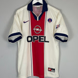 Shop 1997/98 PSG AWAY SHIRT (L) NIKE, classic football shirts, vintage football shirts & retro soccer jerseys at Cult Kits