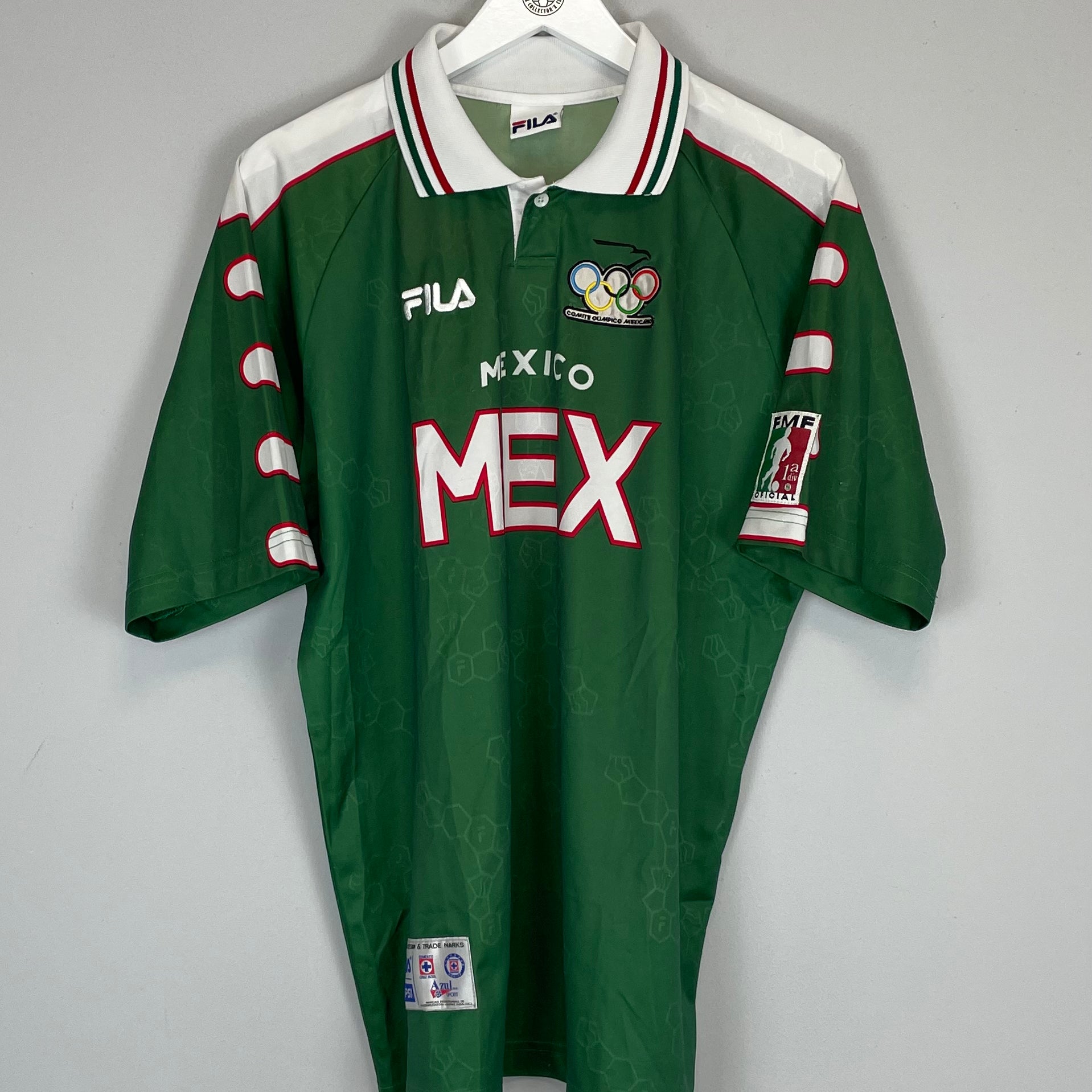 Shop 1999 MEXICO PAN AMERICAN GAMES SHIRT (L) FILA, classic football shirts, vintage football shirts & retro soccer jerseys at Cult Kits
