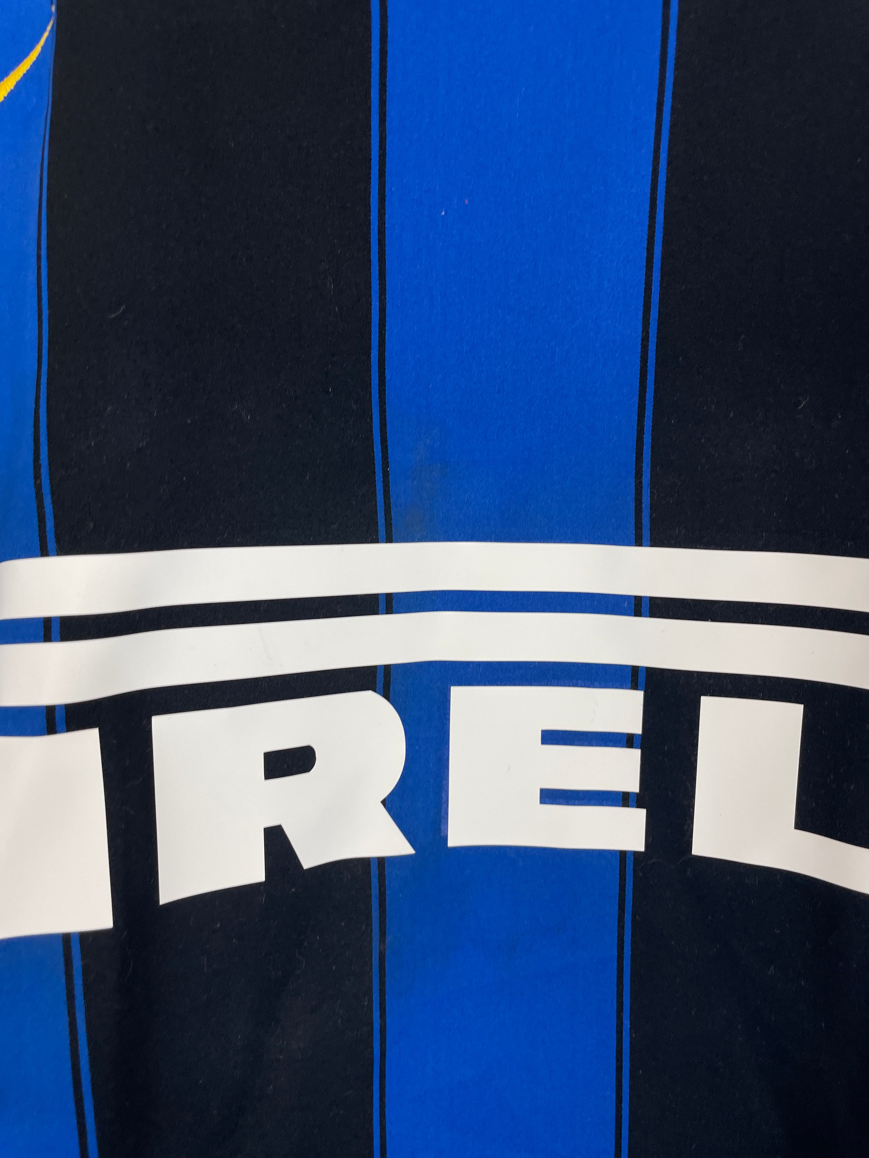 Shop 2003/04 INTER MILAN J.ZANETTI #4 HOME SHIRT (L) NIKE, classic football shirts, vintage football shirts & retro soccer jerseys at Cult Kits
