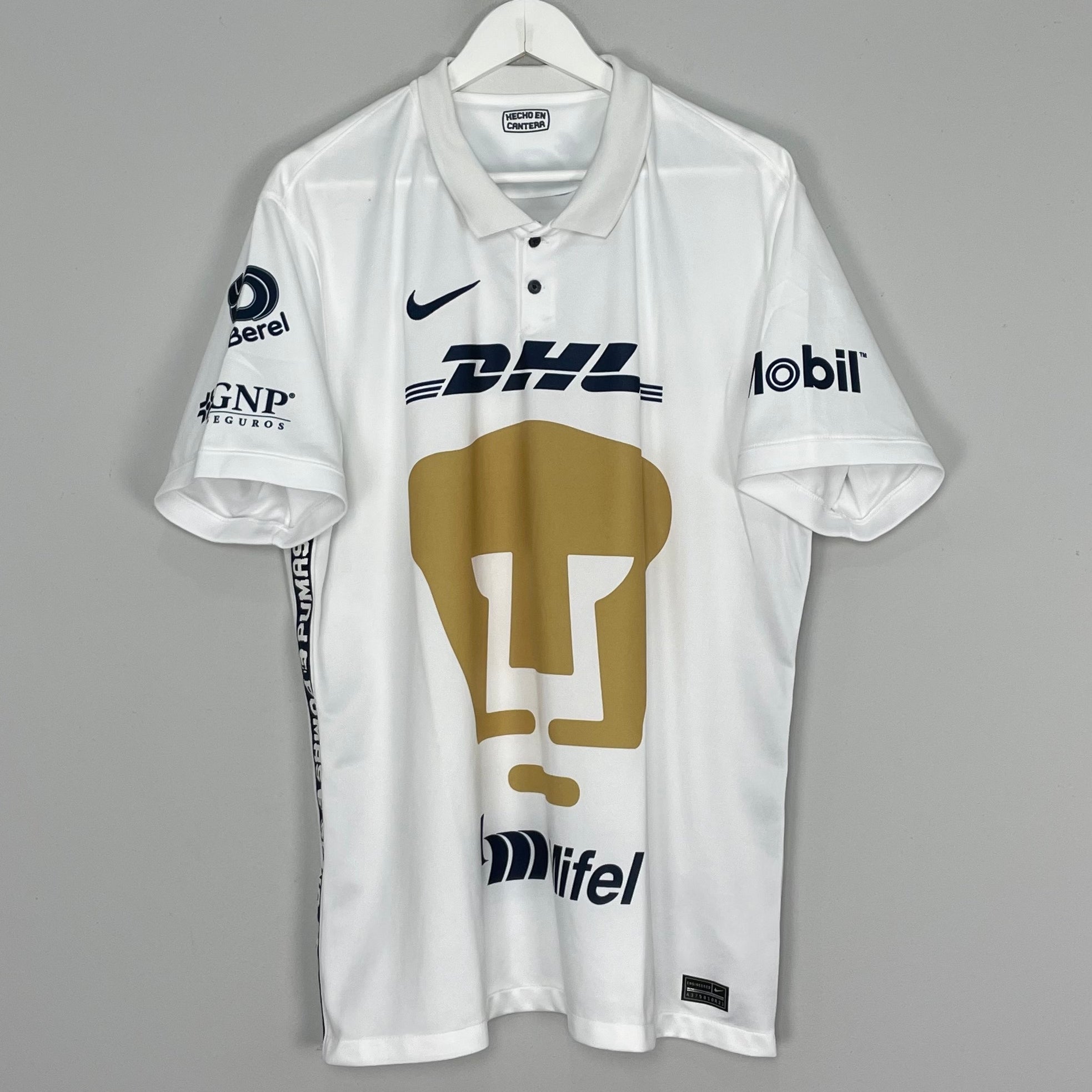 Shop 2021/22 UNAM PUMAS HOME SHIRT (XL) NIKE, classic football shirts, vintage football shirts & retro soccer jerseys at Cult Kits