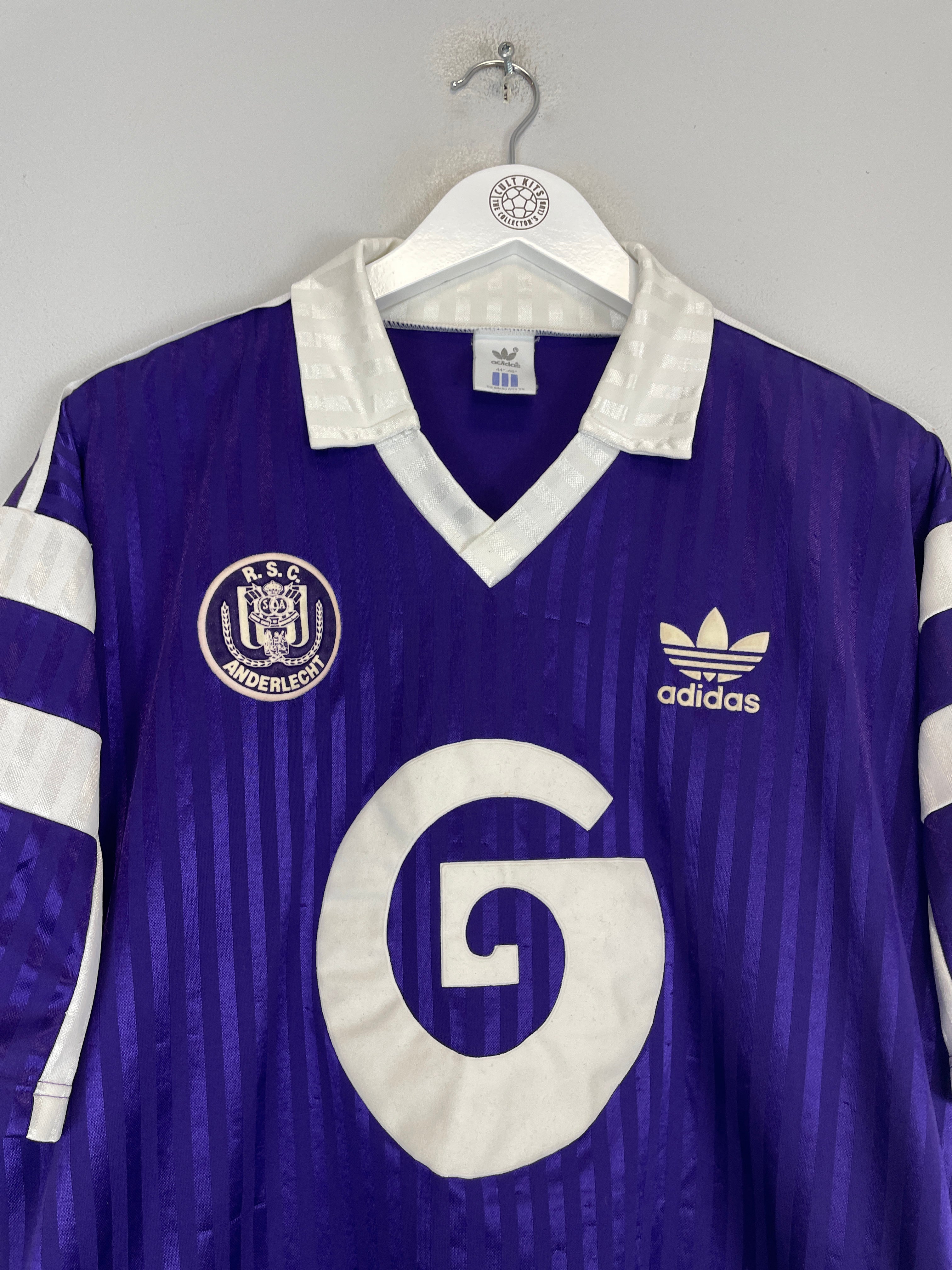Shop 1990/92 ANDERLECHT HOME SHIRT (XL) ADIDAS, classic football shirts, vintage football shirts & retro soccer jerseys at Cult Kits