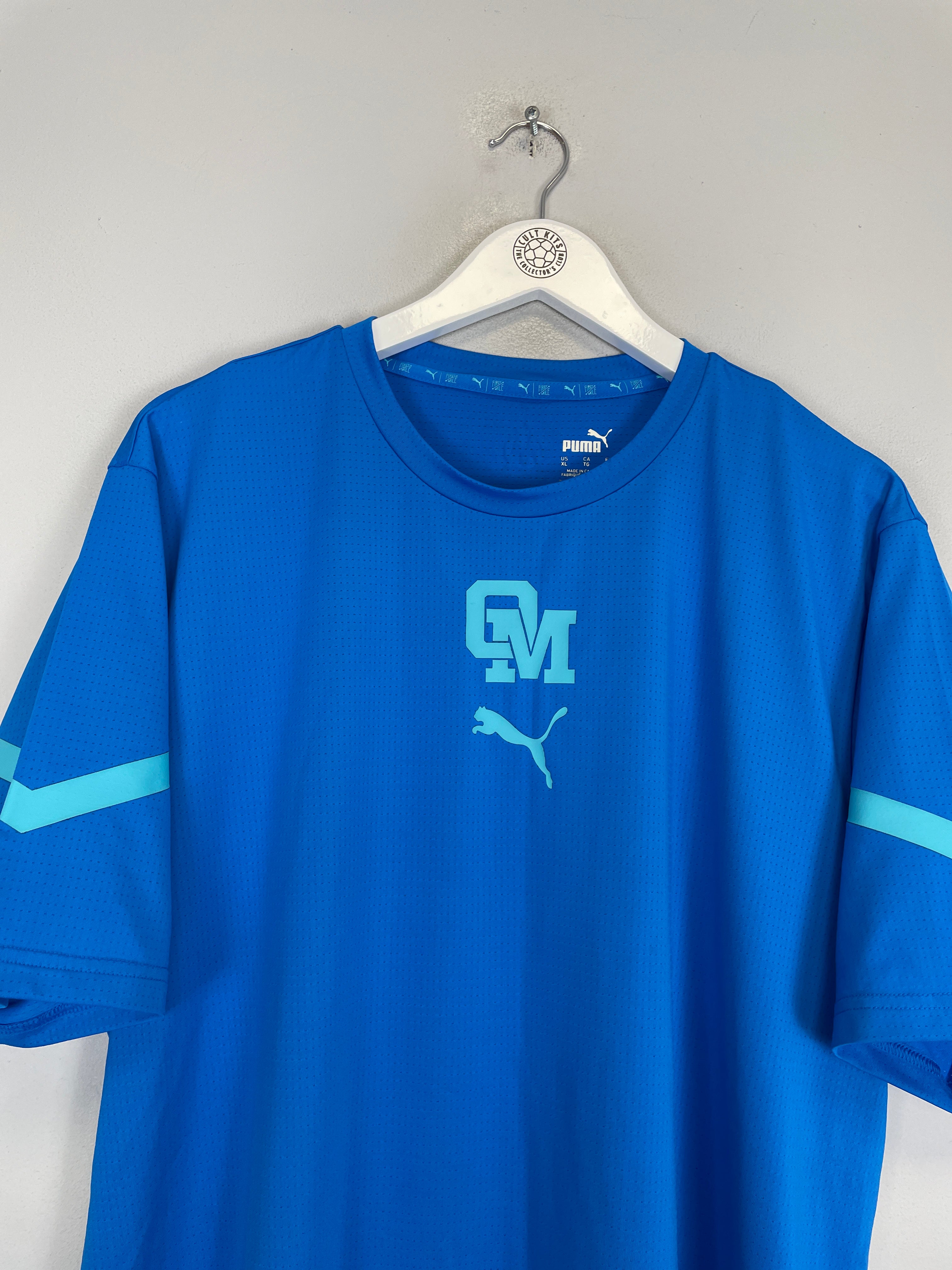 Shop 2021/22 MARSEILLE PRE MATCH SHIRT (XL) PUMA, classic football shirts, vintage football shirts & retro soccer jerseys at Cult Kits