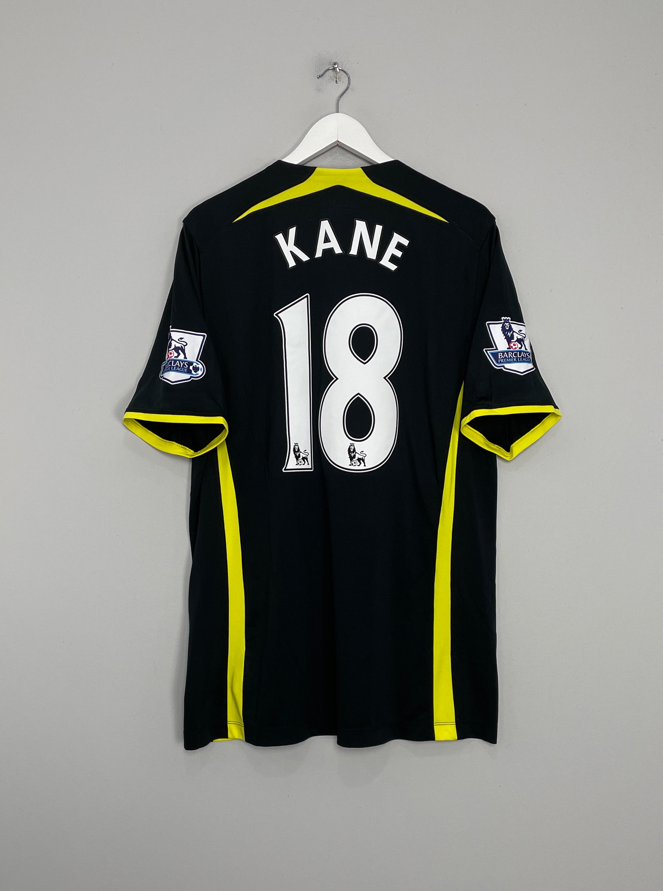 Shop 2014/15 TOTTENHAM KANE #18 AWAY SHIRT (XL) UNDER ARMOUR, classic football shirts, vintage football shirts & retro soccer jerseys at Cult Kits