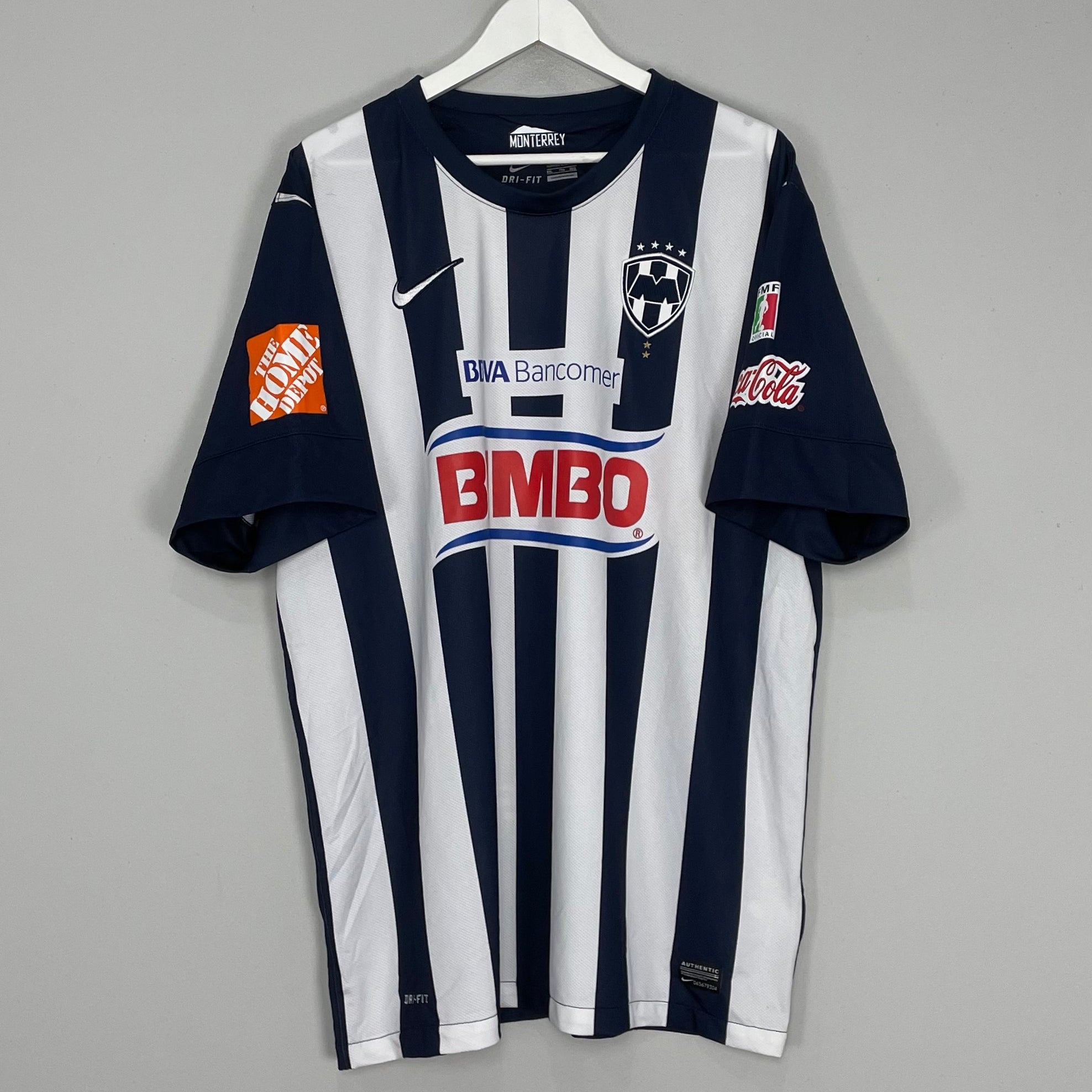 Shop 2012/13 MONTERREY HOME SHIRT (XXL) NIKE, classic football shirts, vintage football shirts & retro soccer jerseys at Cult Kits
