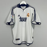 2000/01 REAL MADRID R.CARLOS #3 HOME SHIRT (L) ADIDAS