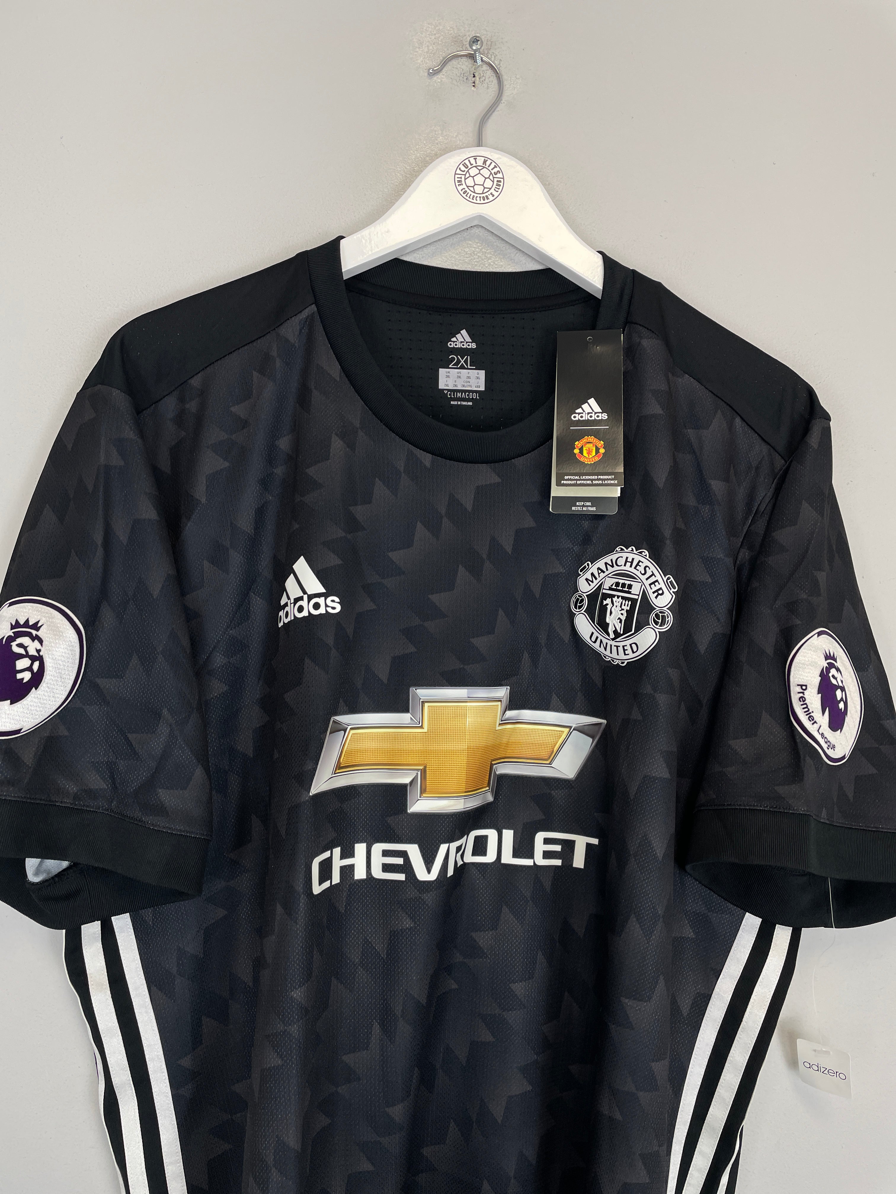 Shop 2017/18 MANCHESTER UNITED RASHFORD #19 *BNWT* AUTHENTIC AWAY SHIRT (XXL) ADIDAS, classic football shirts, vintage football shirts & retro soccer jerseys at Cult Kits