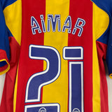 Shop 2004/05 VALENCIA AIMAR #21 THIRD SHIRT (M) NIKE, classic football shirts, vintage football shirts & retro soccer jerseys at Cult Kits