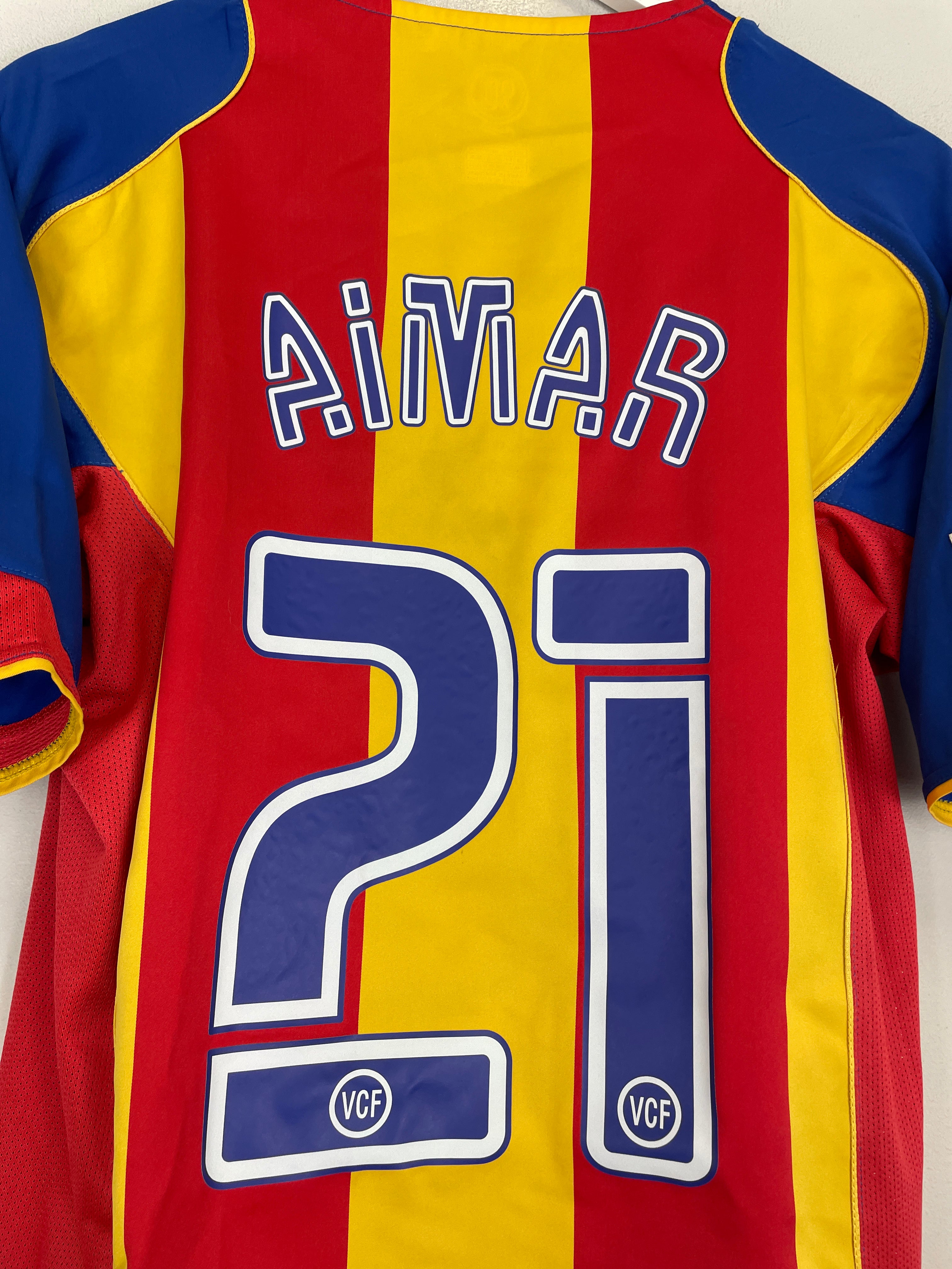 Shop 2004/05 VALENCIA AIMAR #21 THIRD SHIRT (M) NIKE, classic football shirts, vintage football shirts & retro soccer jerseys at Cult Kits