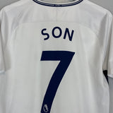 2017/18 TOTTENHAM SON #7 HOME SHIRT (M) NIKE