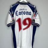 1999/00 PACHUCA #19 *SQUAD SIGNED* AWAY SHIRT (XL) ATLETICA