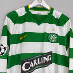 Shop 2008/10 CELTIC NAKAMURA #25 L/S C/L HOME SHIRT (XL) NIKE, classic football shirts, vintage football shirts & retro soccer jerseys at Cult Kits
