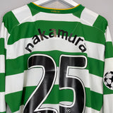 Shop 2008/10 CELTIC NAKAMURA #25 L/S C/L HOME SHIRT (XL) NIKE, classic football shirts, vintage football shirts & retro soccer jerseys at Cult Kits