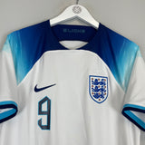 Shop 2022/23 ENGLAND KANE #9 *BNWT* HOME SHIRT (M) NIKE, classic football shirts, vintage football shirts & retro soccer jerseys at Cult Kits