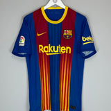 2020/21 BARCELONA MESSI #10 'EL CLASSICO' HOME SHIRT (M) NIKE