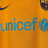Shop 2006/08 BARCELONA RONALDINHO #10 AWAY SHIRT (L) NIKE, classic football shirts, vintage football shirts & retro soccer jerseys at Cult Kits