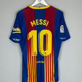 2020/21 BARCELONA MESSI #10 'EL CLASSICO' HOME SHIRT (M) NIKE