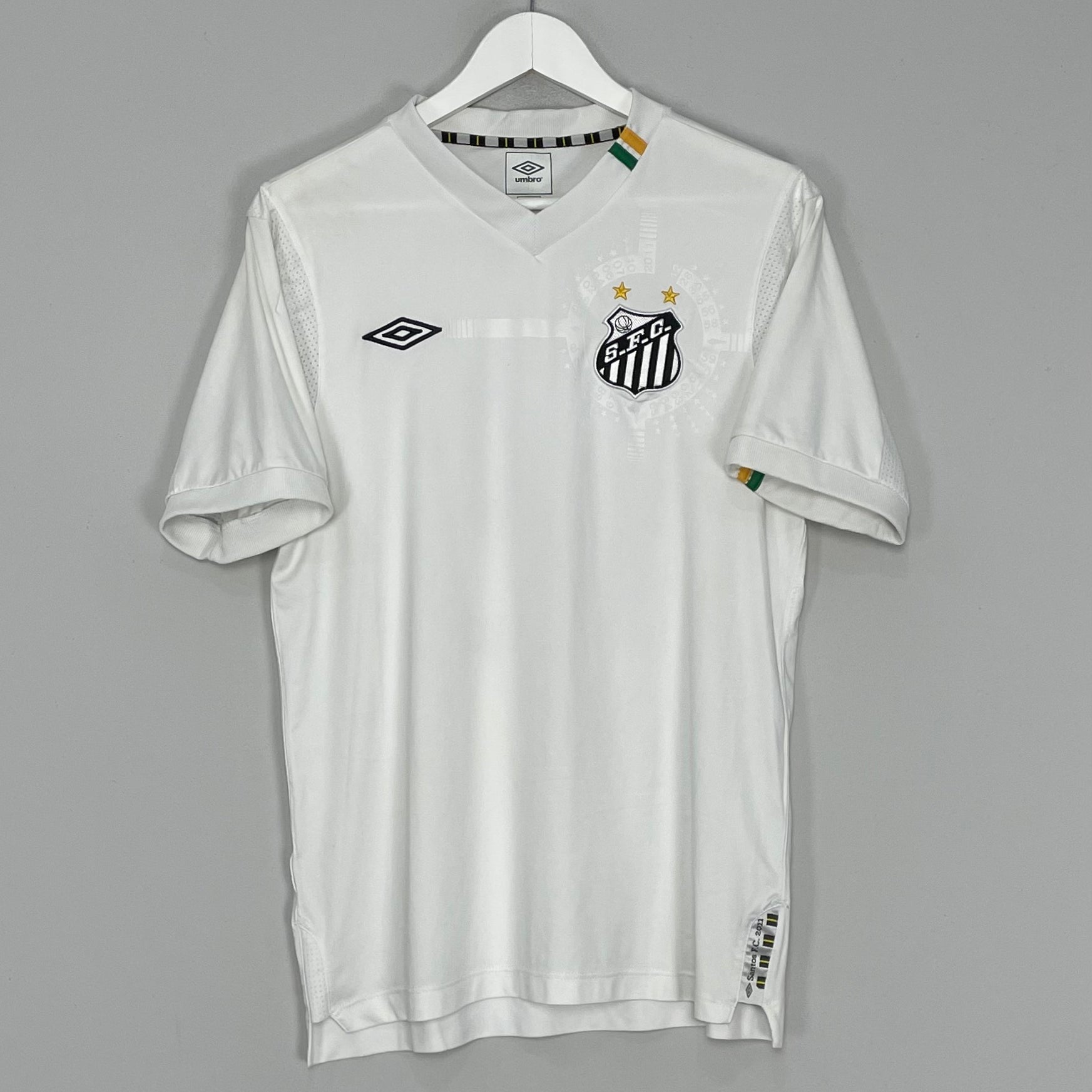 2011/12 SANTOS #10 HOME SHIRT (M) UMBRO – Cult Kits