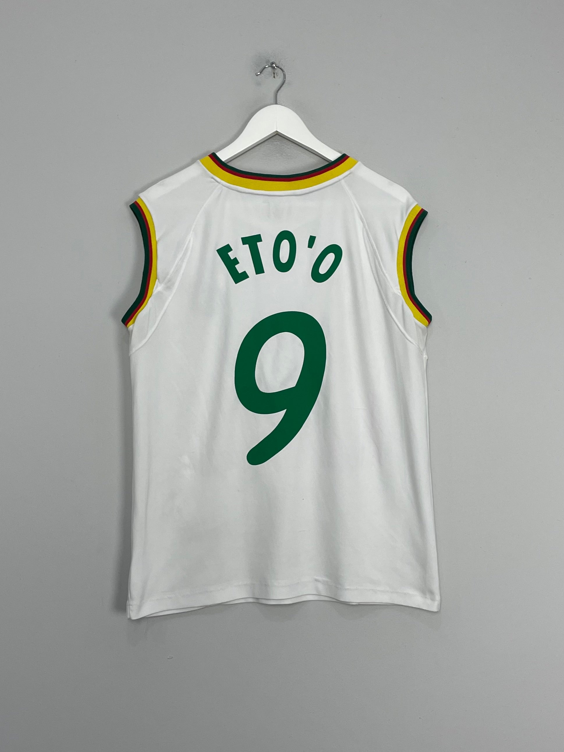 Shop 2002 CAMEROON ETO'O AWAY SHIRT (M) PUMA, classic football shirts, vintage football shirts & retro soccer jerseys at Cult Kits