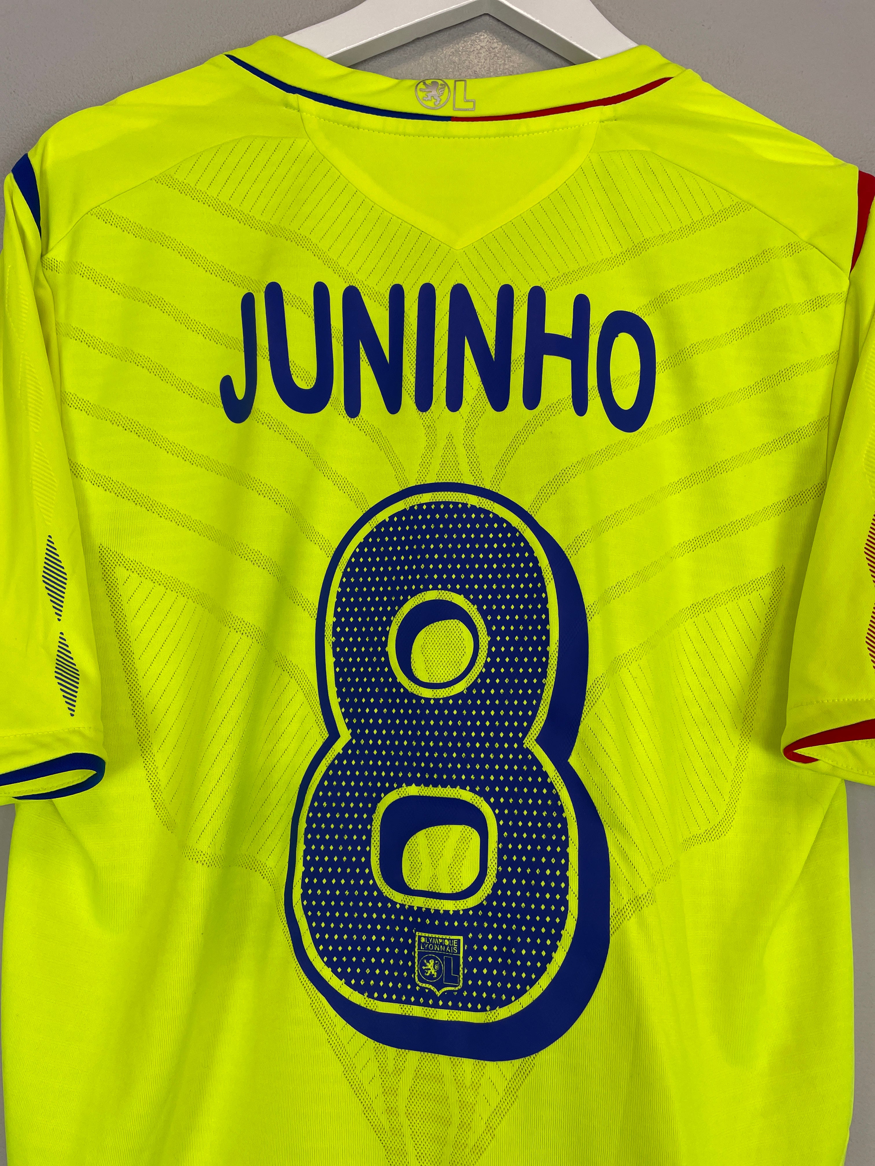 Shop 2008/09 LYON JUNINHO #8 THIRD SHIRT (L) UMBRO, classic football shirts, vintage football shirts & retro soccer jerseys at Cult Kits