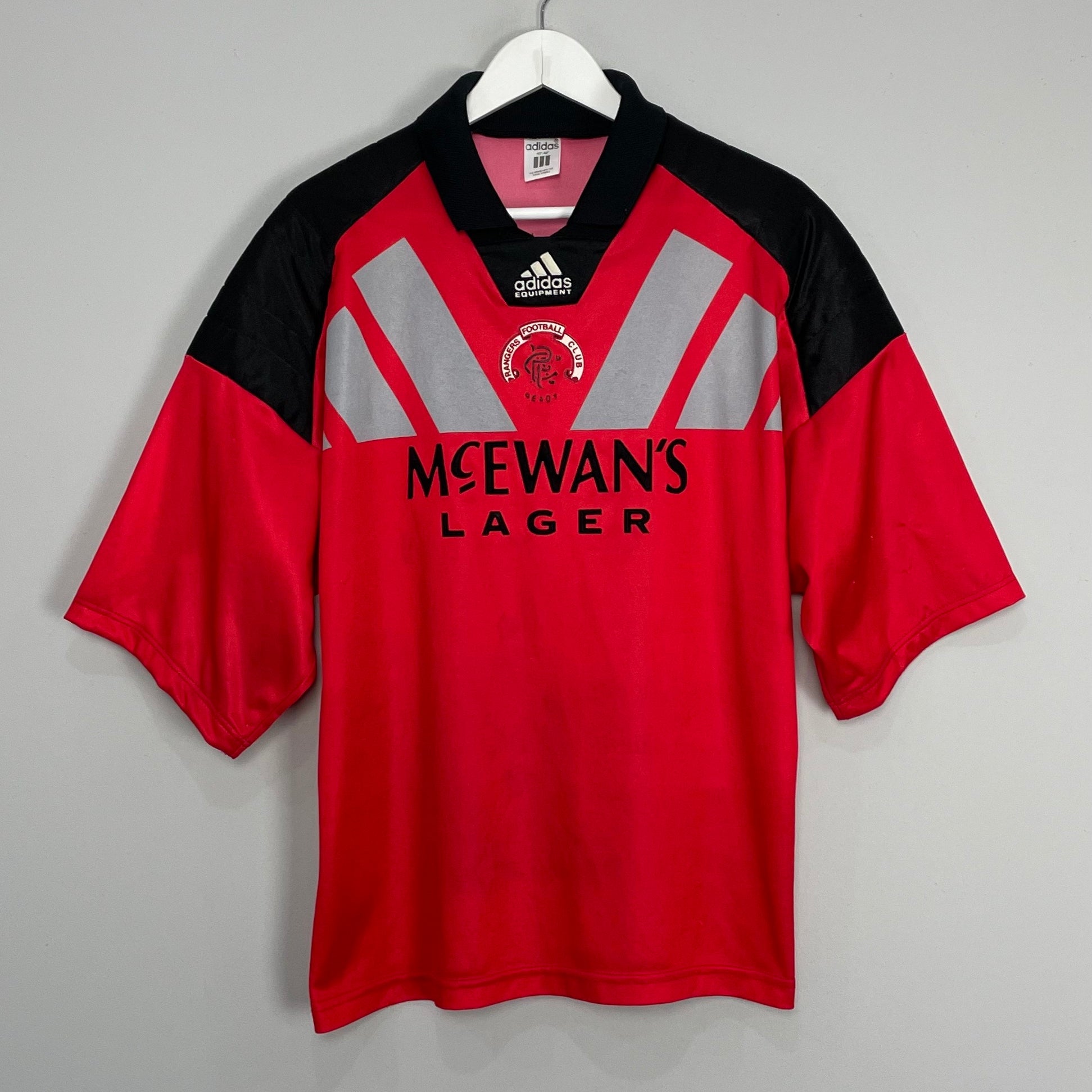 Shop 1992/94 RANGERS GK SHIRT (M) ADIDAS, classic football shirts, vintage football shirts & retro soccer jerseys at Cult Kits