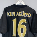 Shop 2013/14 MANCHESTER CITY KUN AGUERO #16 AWAY SHIRT (XL) NIKE, classic football shirts, vintage football shirts & retro soccer jerseys at Cult Kits