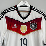 Shop 2014/15 GERMANY GOTZE #19 HOME SHIRT (M) ADIDAS, classic football shirts, vintage football shirts & retro soccer jerseys at Cult Kits
