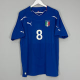 Shop 2010/11 ITALY GATTUSO #8 HOME SHIRT (XL) PUMA, classic football shirts, vintage football shirts & retro soccer jerseys at Cult Kits