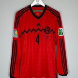 2014 MEXICO R.MARQUEZ #4 L/S AWAY SHIRT (M) ADIDAS