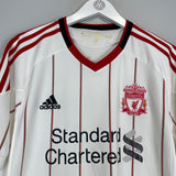 Shop 2010/11 LIVERPOOL SUAREZ #7 AWAY SHIRT (L) ADIDAS, classic football shirts, vintage football shirts & retro soccer jerseys at Cult Kits