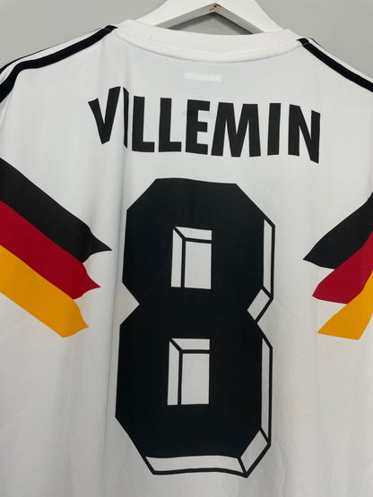 2014 GERMANY VILLEMIN #8 ADIDAS ORIGINALS x SKATEBOARDING SHIRT (M) ADIDAS ORIGINALS