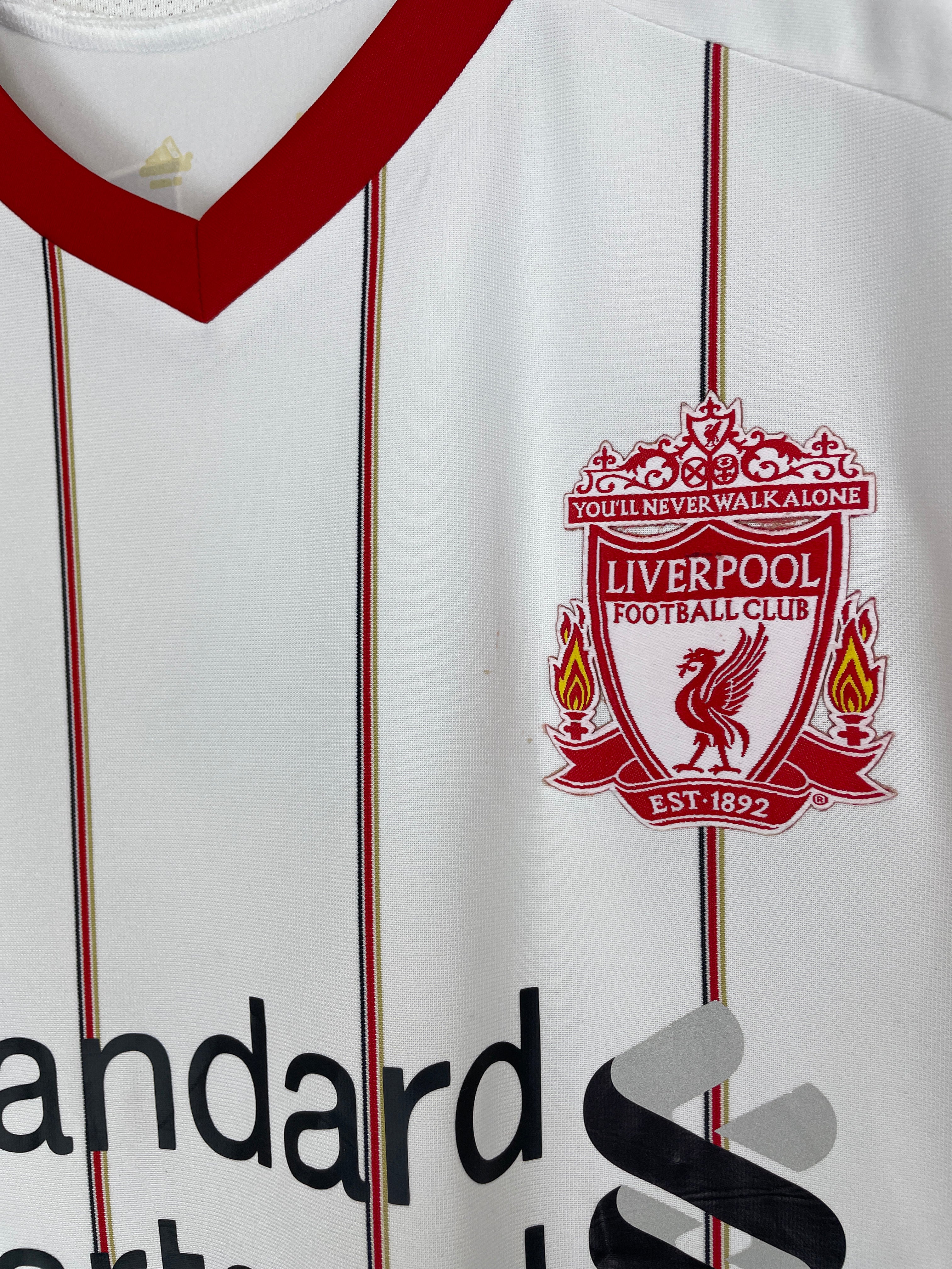 Shop 2010/11 LIVERPOOL SUAREZ #7 AWAY SHIRT (L) ADIDAS, classic football shirts, vintage football shirts & retro soccer jerseys at Cult Kits
