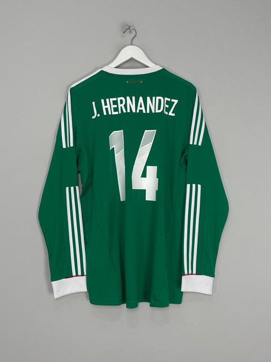 2011/12 MEXICO J.HERNANDEZ #14 HOME SHIRT (XL) ADIDAS