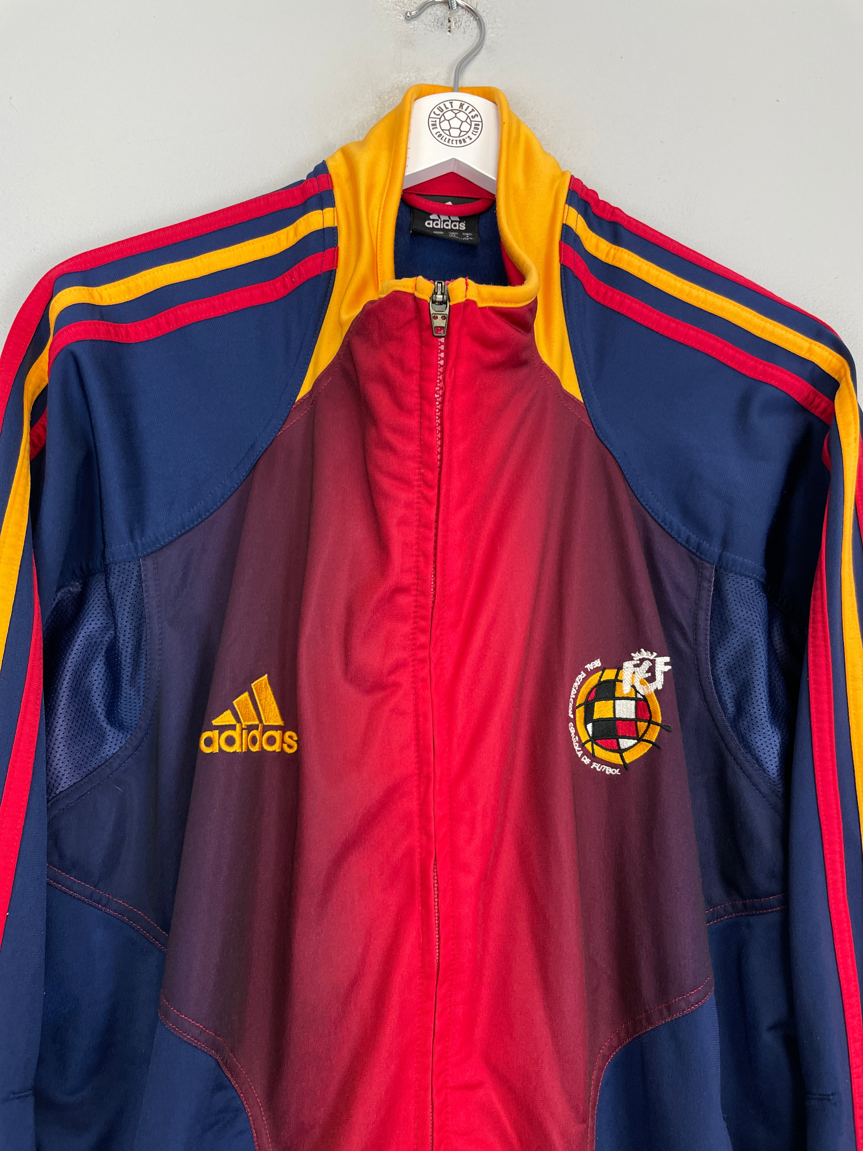 Shop 2003/04 SPAIN TRACK JACKET (L) ADIDAS, classic football shirts, vintage football shirts & retro soccer jerseys at Cult Kits