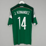 Shop 2014/15 MEXICO J.HERNANDEZ #14 HOME SHIRT (L) ADIDAS, classic football shirts, vintage football shirts & retro soccer jerseys at Cult Kits