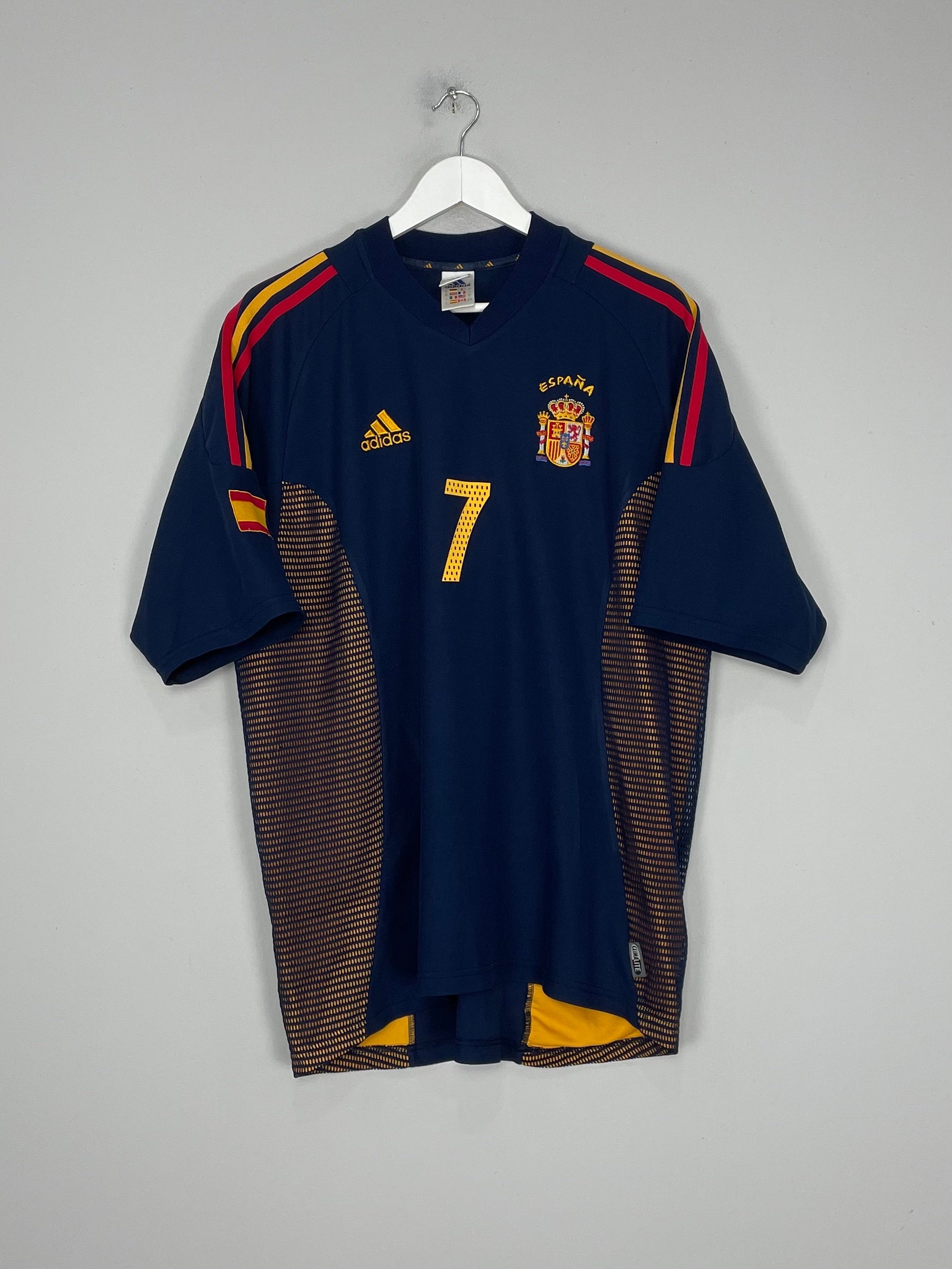 Shop 2002/04 SPAIN RAUL #7 THIRD SHIRT (XL) ADIDAS, classic football shirts, vintage football shirts & retro soccer jerseys at Cult Kits