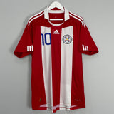 Shop 2010/11 PARAGUAY S.CABANAS #10 HOME SHIRT (L) ADIDAS, classic football shirts, vintage football shirts & retro soccer jerseys at Cult Kits