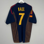 Shop 2002/04 SPAIN RAUL #7 THIRD SHIRT (XL) ADIDAS, classic football shirts, vintage football shirts & retro soccer jerseys at Cult Kits