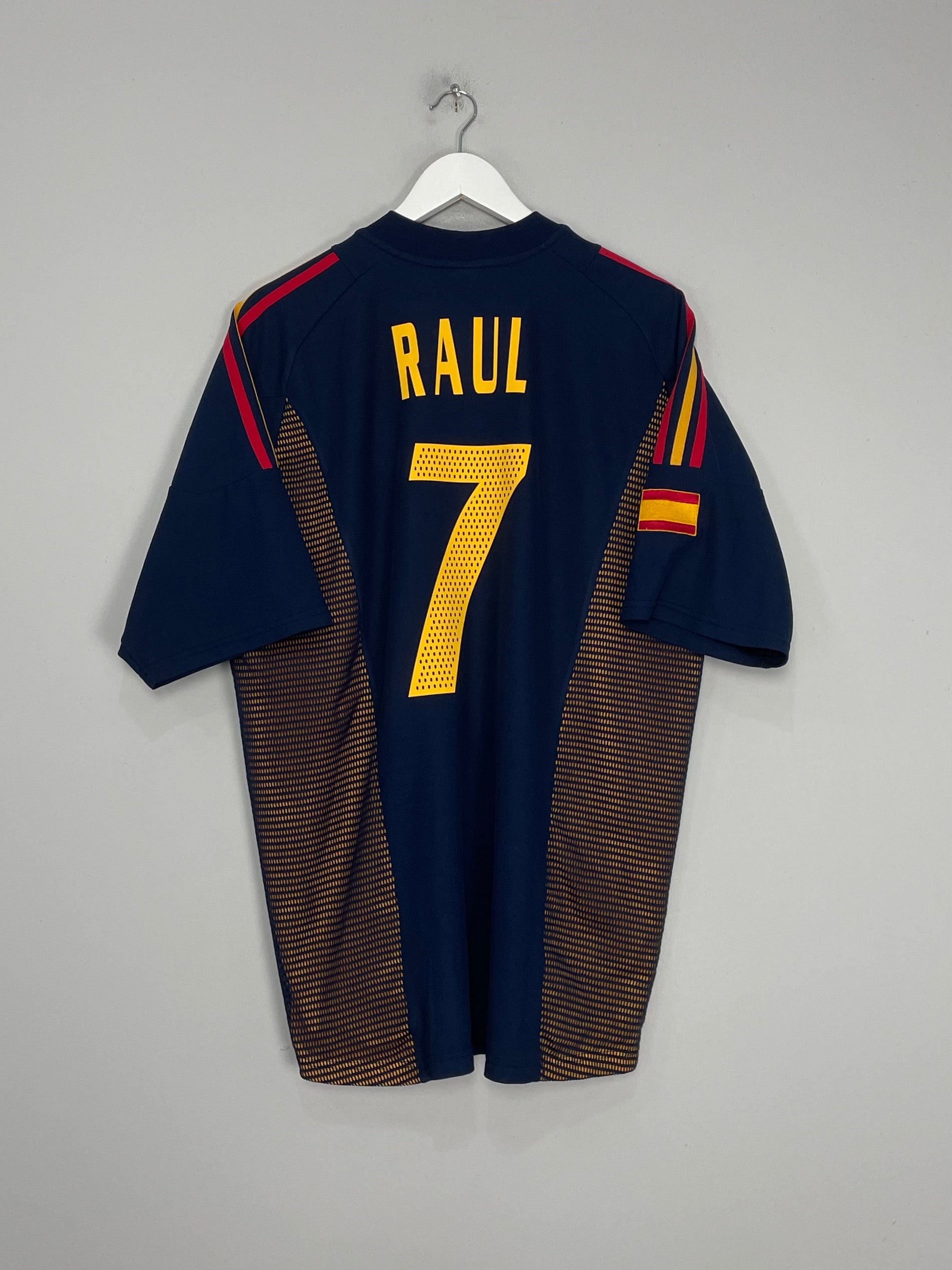 Shop 2002/04 SPAIN RAUL #7 THIRD SHIRT (XL) ADIDAS, classic football shirts, vintage football shirts & retro soccer jerseys at Cult Kits