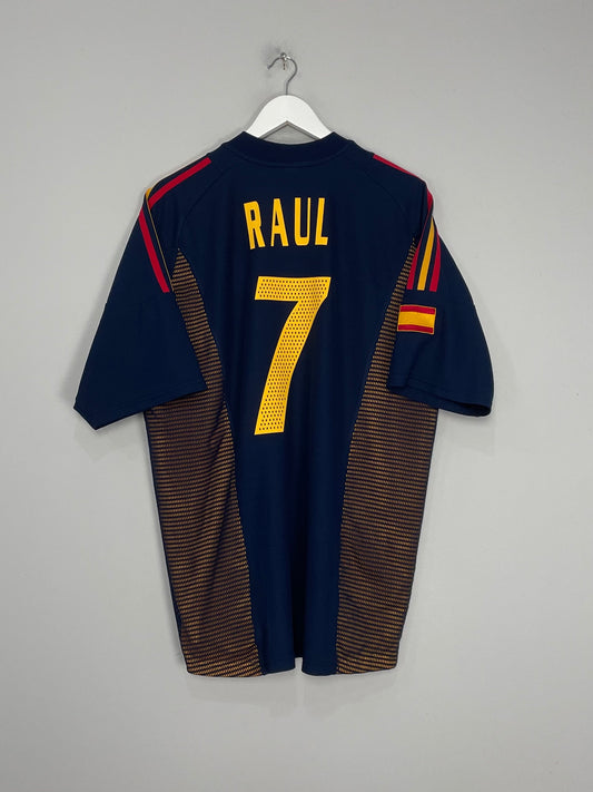 2002/04 SPAIN RAUL #7 THIRD SHIRT (XL) ADIDAS