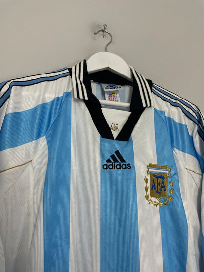 1998/99 ARGENTINA L/S HOME SHIRT (L) ADIDAS
