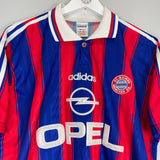 1995/97 BAYERN MUNICH SCHOLL #7 HOME SHIRT (L) ADIDAS