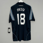 Shop 2007/09 ARGENTINA MESSI #18 *BNWT* AWAY SHIRT (L) ADIDAS, classic football shirts, vintage football shirts & retro soccer jerseys at Cult Kits