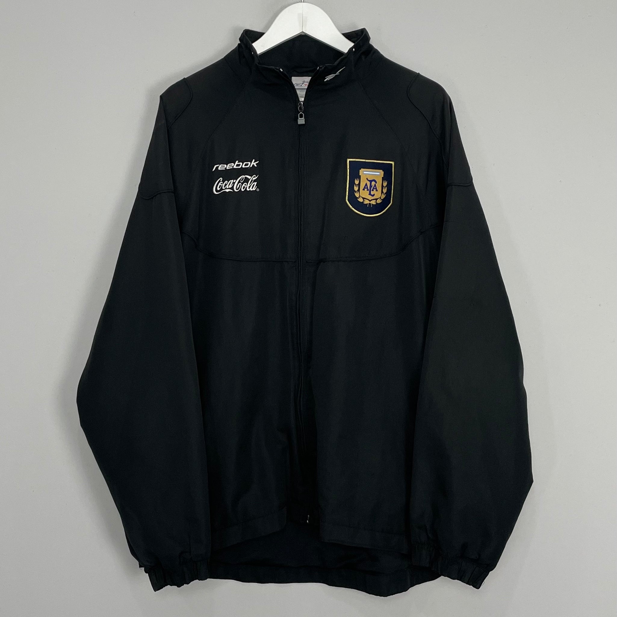 Shop 1999/00 ARGENTINA TRACK JACKET (M) ADIDAS, classic football shirts, vintage football shirts & retro soccer jerseys at Cult Kits