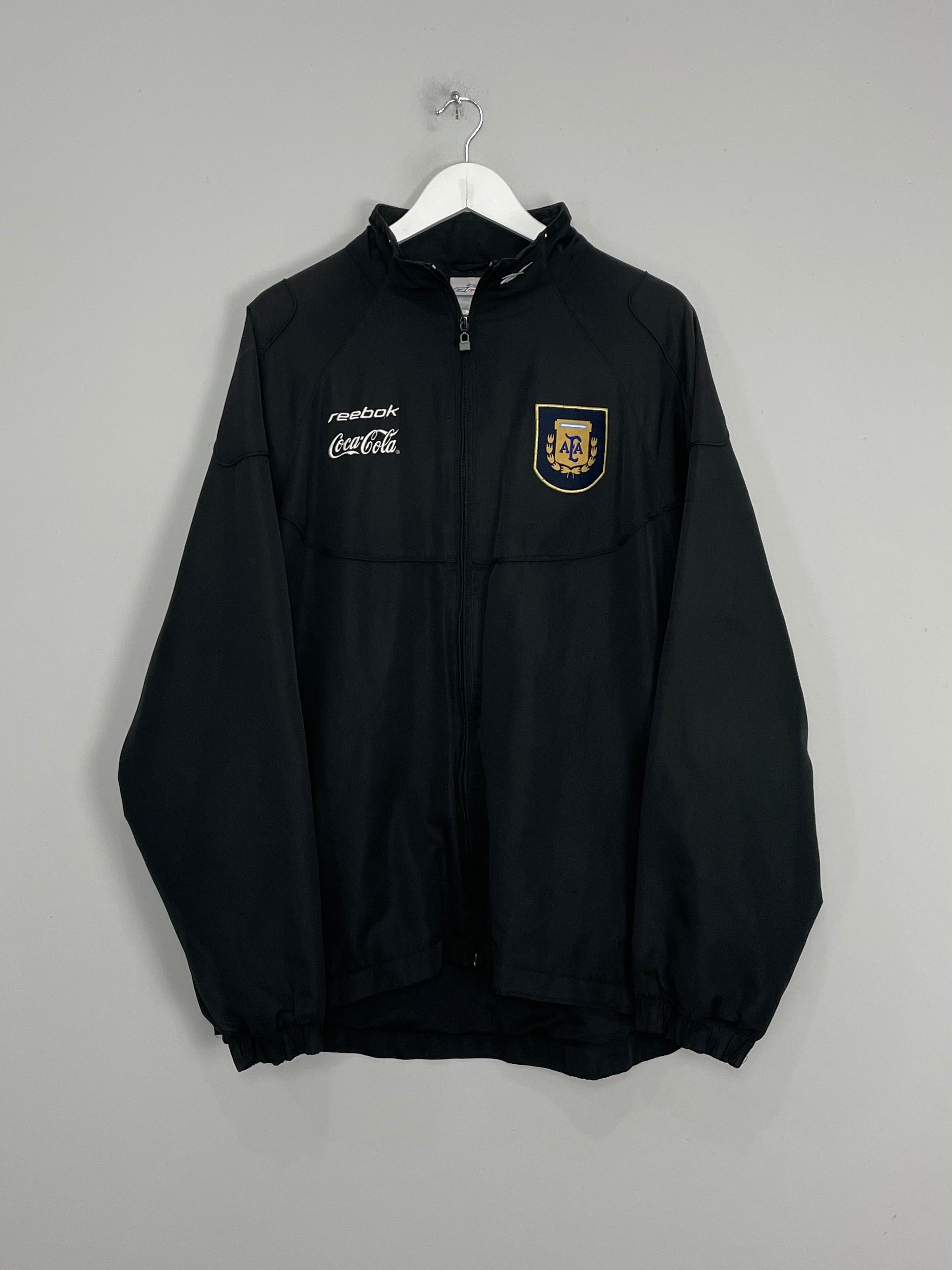 Shop 1999/00 ARGENTINA TRACK JACKET (M) ADIDAS, classic football shirts, vintage football shirts & retro soccer jerseys at Cult Kits