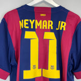 Shop 2014/15 BARCELONA NEYMAR JR #11 HOME SHIRT (XL) NIKE, classic football shirts, vintage football shirts & retro soccer jerseys at Cult Kits