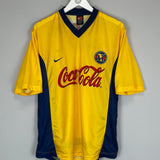 2000/01 CLUB AMERICA *WITH DEFECTS* HOME SHIRT (M) NIKE