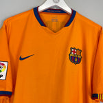 Shop 2006/08 BARCELONA RONALDINHO #10 AWAY SHIRT (XL) NIKE, classic football shirts, vintage football shirts & retro soccer jerseys at Cult Kits